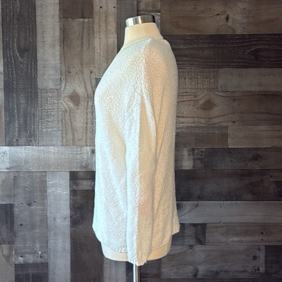 Urban Outfitters v-neck knit sweater medium cream boho neutral gorpcore fall - Picture 6 of 10